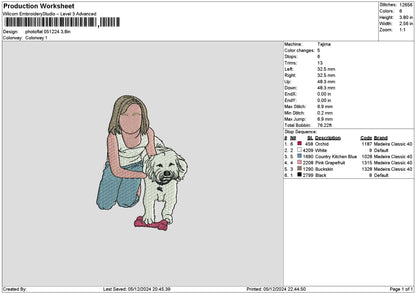 Photoline 0512 Embroidery File 6 sizes