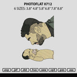 Photoflat 0712 Embroidery File 6 sizes