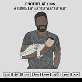 Photoflat 1006 Embroidery File 6 sizes