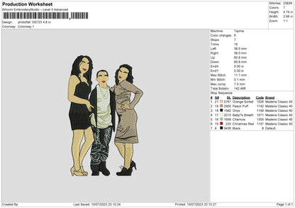 Photoflat 1007 Embroidery File 6 sizes
