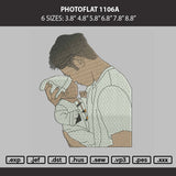 Photoflat 1106a Embroidery Machine Design File 6 sizes