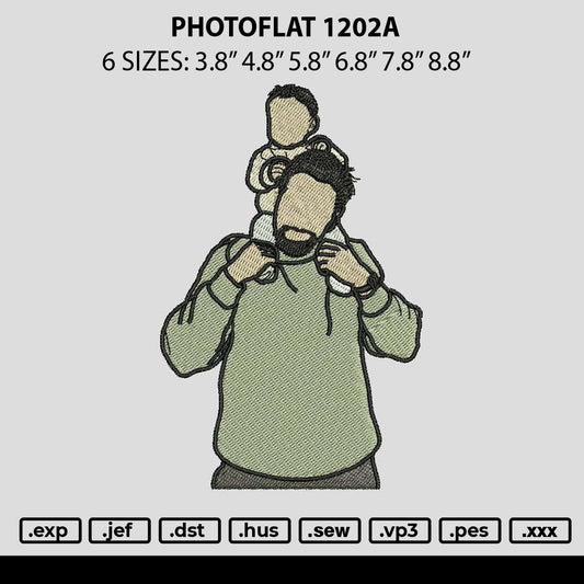 Photoflat 1202b Embroidery File 6 sizes