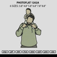 Photoflat 1202b Embroidery File 6 sizes