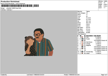 Photoflat 1408 Embroidery File 6 sizes