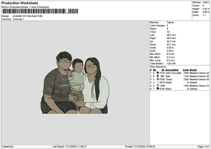 Photoflat 1412a Embroidery File 6 sizes