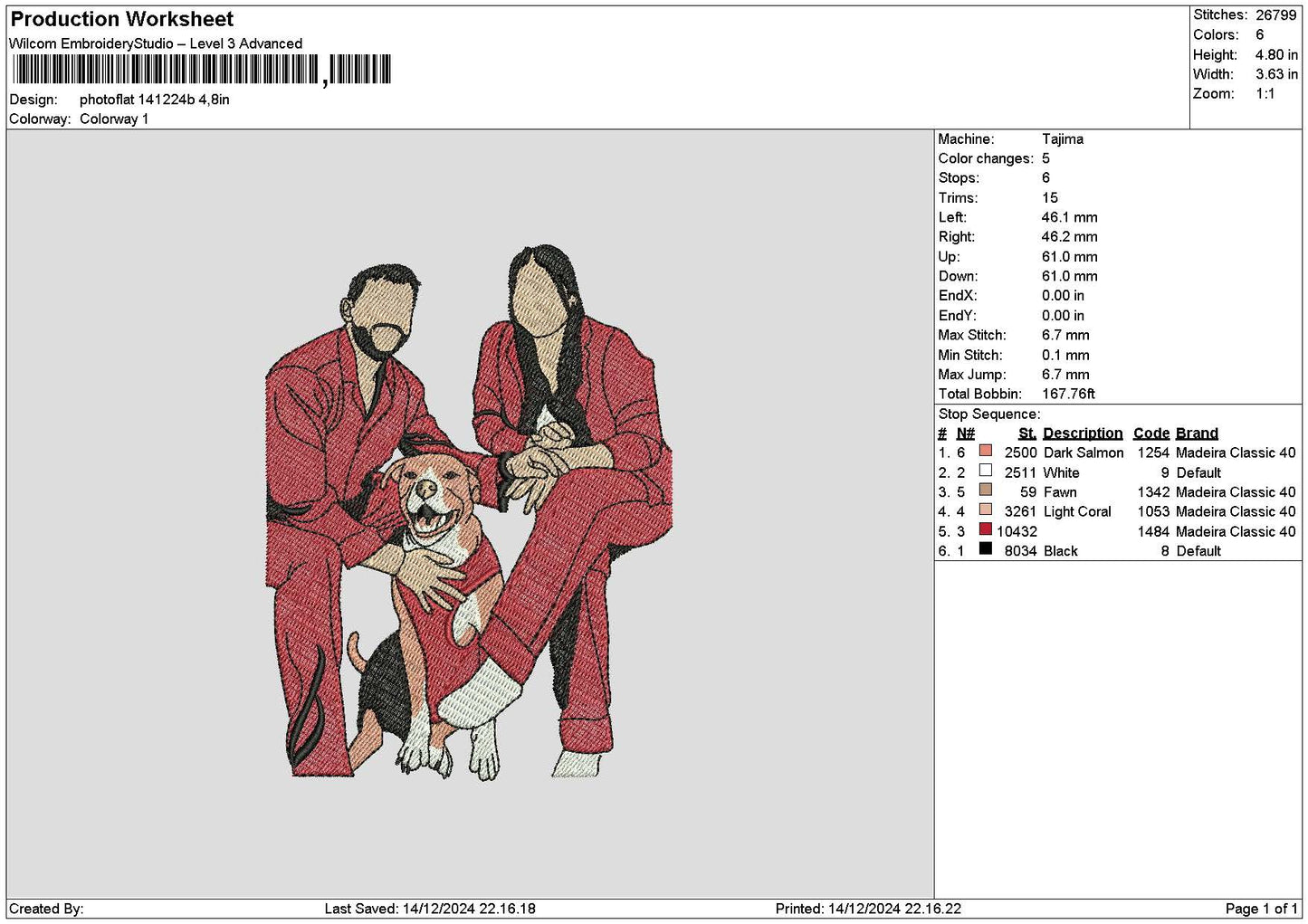 Photoflat 1412b Embroidery File 6 sizes