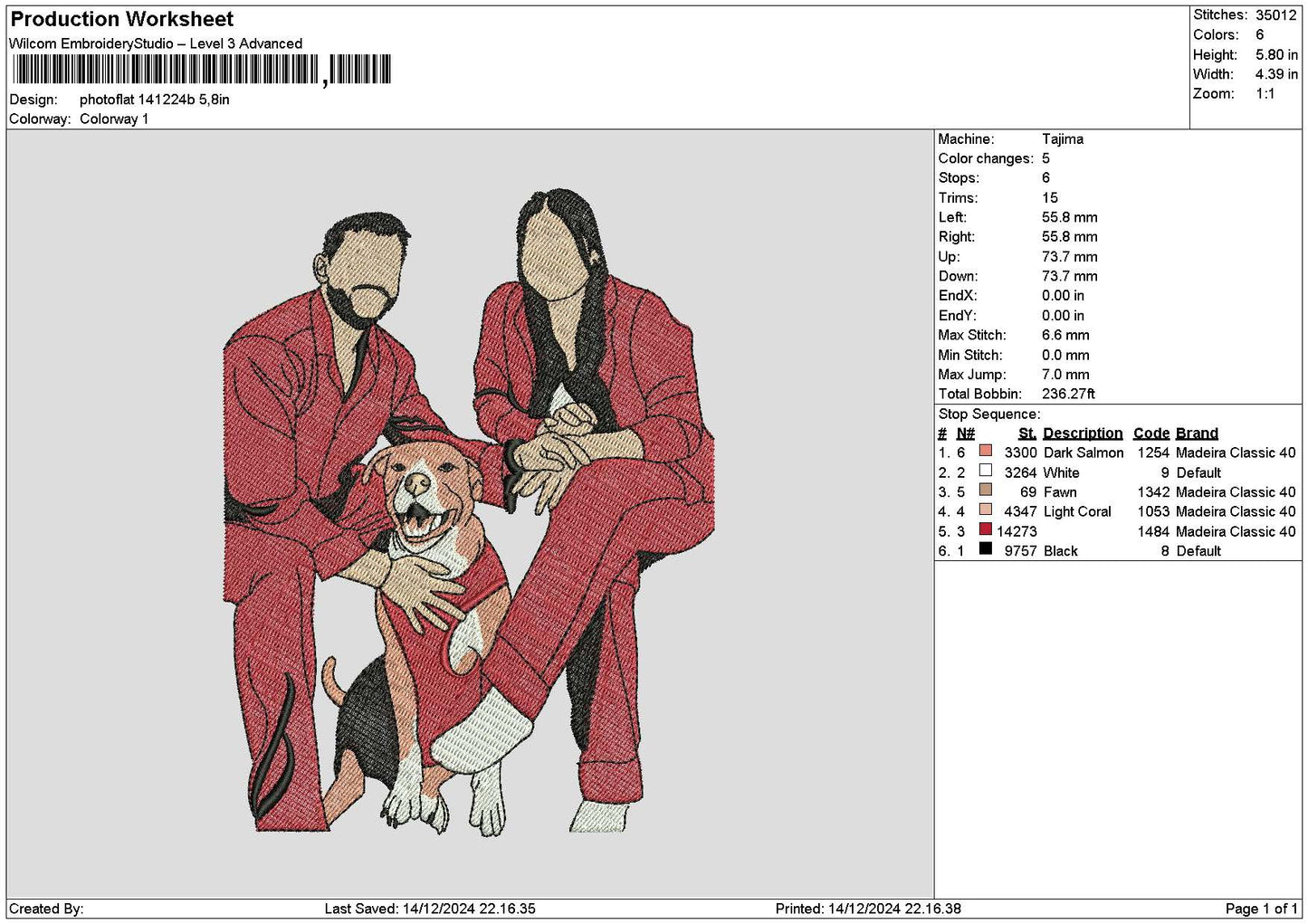 Photoflat 1412b Embroidery File 6 sizes