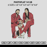 Photoflat 1412b Embroidery File 6 sizes