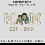 Photoflat 1412c Embroidery File 6 sizes