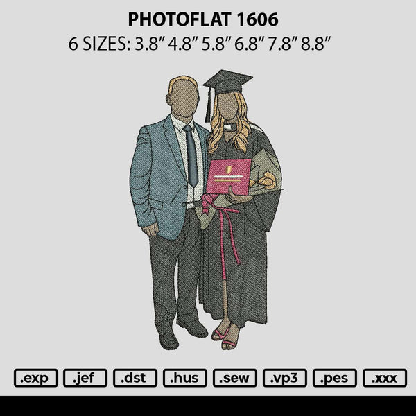 Photoflat 1606 Embroidery File 6 sizes