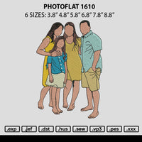 Photoflat 1610 Embroidery File 6 sizes