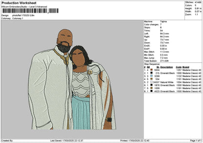 Photoflat 1703 Embroidery File 6 sizes
