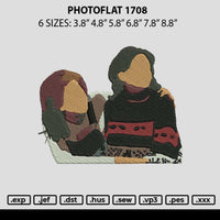 Photoflat 1708 Embroidery File 6 sizes