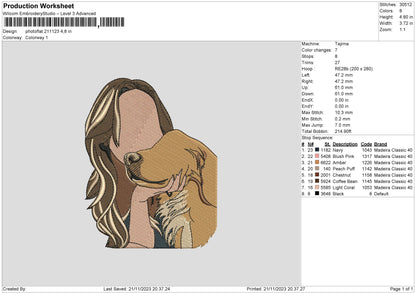 Photoflat 2123 Embroidery File 6 sizes