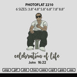 Photoflat 2210 Embroidery File 6 sizes