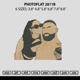 Photoflat 2811b Embroidery File 6 sizes