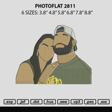 Photoflat 2811 Embroidery File 6 sizes