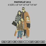 Photoflat 2912 Embroidery File 6 sizes
