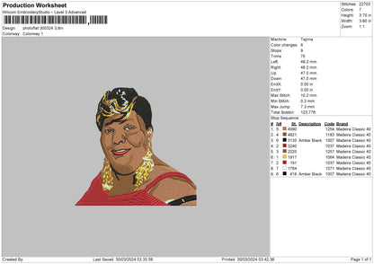 Photoembro 3024 Embroidery File 6 sizes