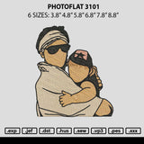 Photoflat 3101 Embroidery File 6 sizes
