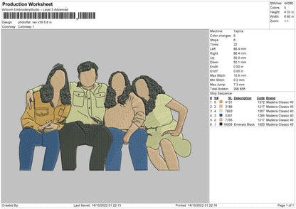 Photoflat V39 Embroidery File 6 sizes
