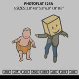 Photoflat 1025a Embroidery File 6 sizes