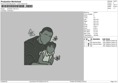 Photoflat V106 Embroidery File 6 sizes