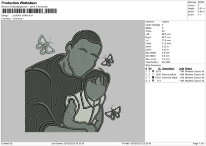 Photoflat V106 Embroidery File 6 sizes