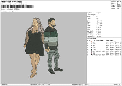 Photoflat V107 Embroidery File 6 sizes
