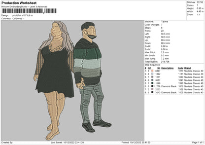 Photoflat V107 Embroidery File 6 sizes