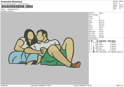 Photoflat V25 Embroidery File 5 sizes