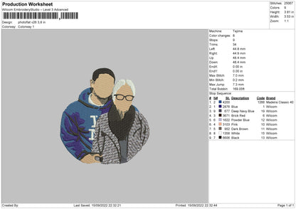 Photoflat V26 02 Embroidery File 5 sizes