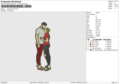 Photoflat V26 Embroidery File 5 sizes