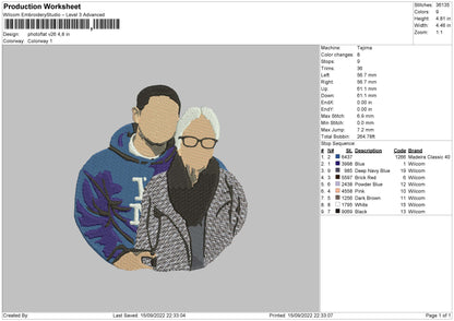 Photoflat V26 02 Embroidery File 5 sizes