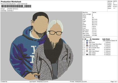 Photoflat V26 02 Embroidery File 5 sizes