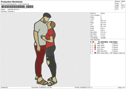 Photoflat V26 Embroidery File 5 sizes