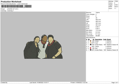 Photoflat V27 Embroidery File 5 sizes