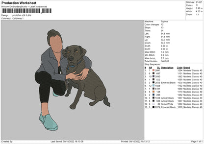 Photoflat V28 Embroidery File 6 sizes