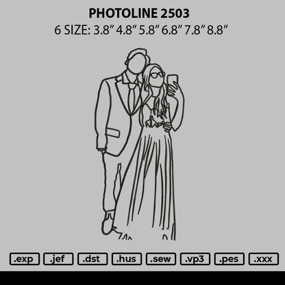 Photoline 2503 Embroidery File 6 sizes