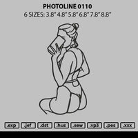 Photoline 0110 Embroidery File 6 sizes