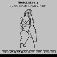 Photoline 0112 Embroidery File 6 sizes
