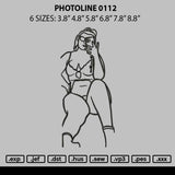 Photoline 0112 Embroidery File 6 sizes
