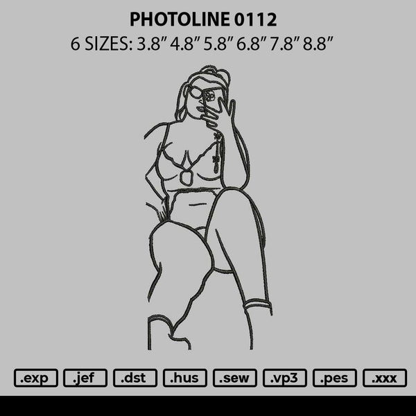 Photoline 0112 Embroidery File 6 sizes