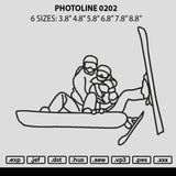 Photoline 0202 Embroidery File 6 sizes