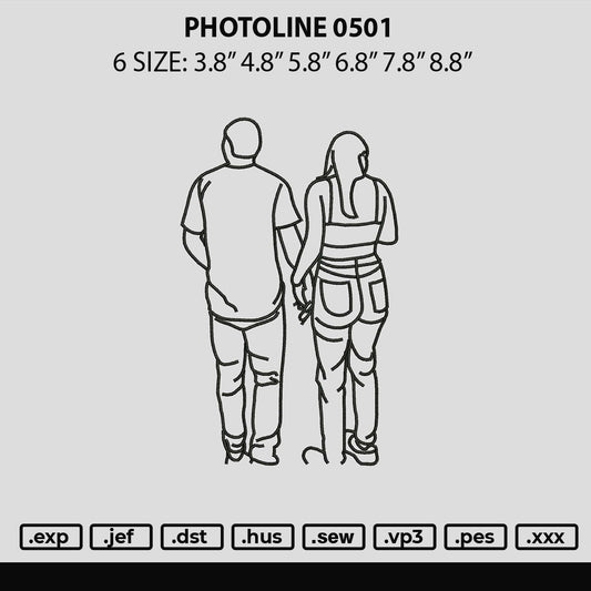 Photoline 0501 Embroidery File 6 sizes