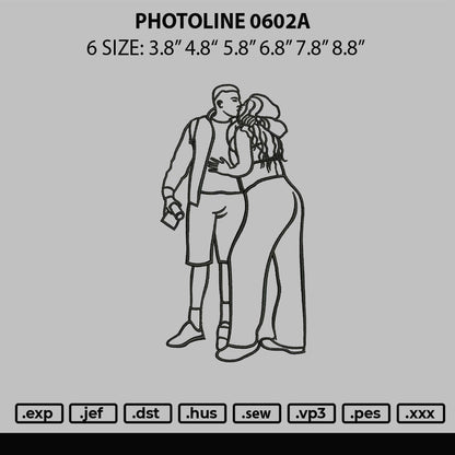 Photoline 0602a Embroidery File 6 sizes