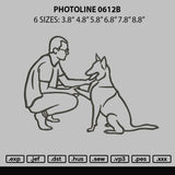 Photoline 0612b Embroidery File 6 sizes