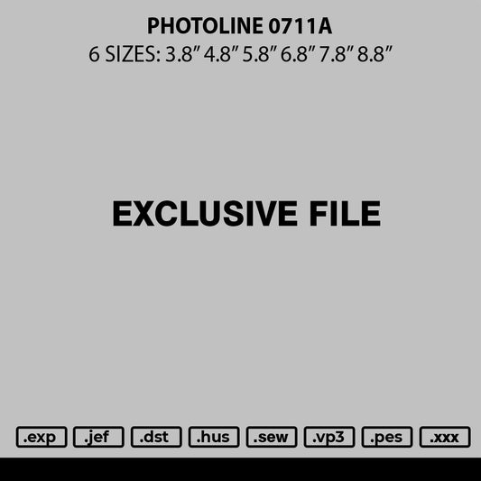 Photoline 0711a Embroidery File 6 sizes