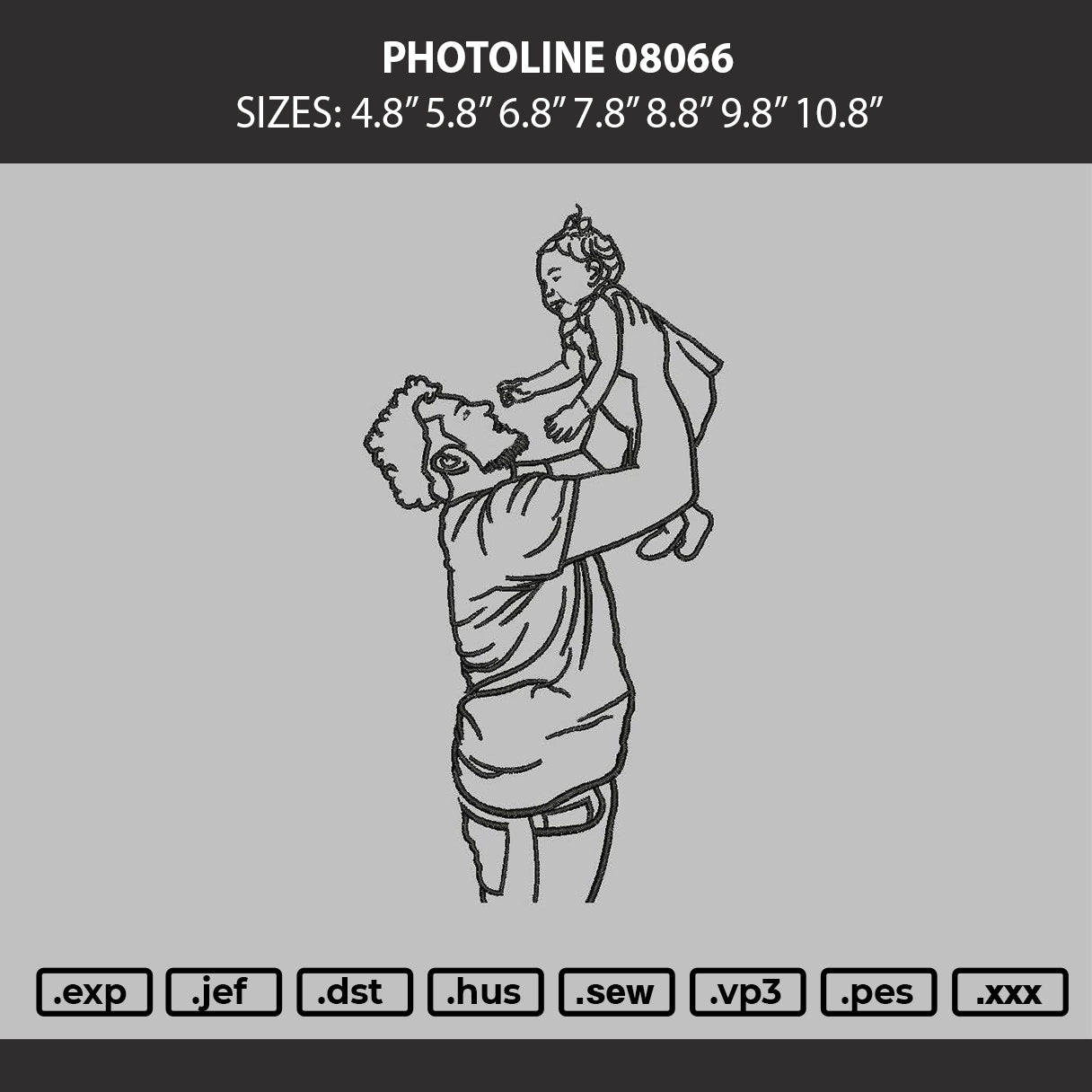 Photoline 080626 Embroidery Design File