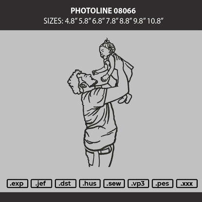 Photoline 080626 Embroidery Design File
